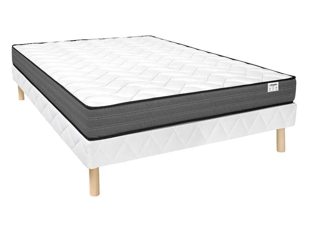 Set 140 X 200 Cm Bedbodem + Matras Met Pocketveren - Ambracie Van Ysmee