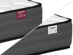 Set 160 X 200 Cm Bedbodem + Matras Met Pocketveren - Ambracie Van Ysmee