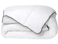 Set Zijdezacht Dekbed 200 X 200 Cm + 2 Hoofdkussens 60 X 60 Cm - Wit - Biesya