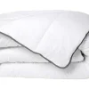 Set Zijdezacht Dekbed 220 X 240 Cm + 2 Hoofdkussens 60 X 60 Cm - Wit - Biesya