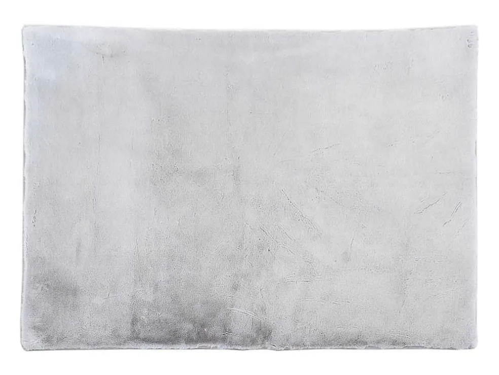 Shaggy Hoogpolig Vloerkleed Met Bontlook - 160 X 230 Cm - Grijs - Bunny