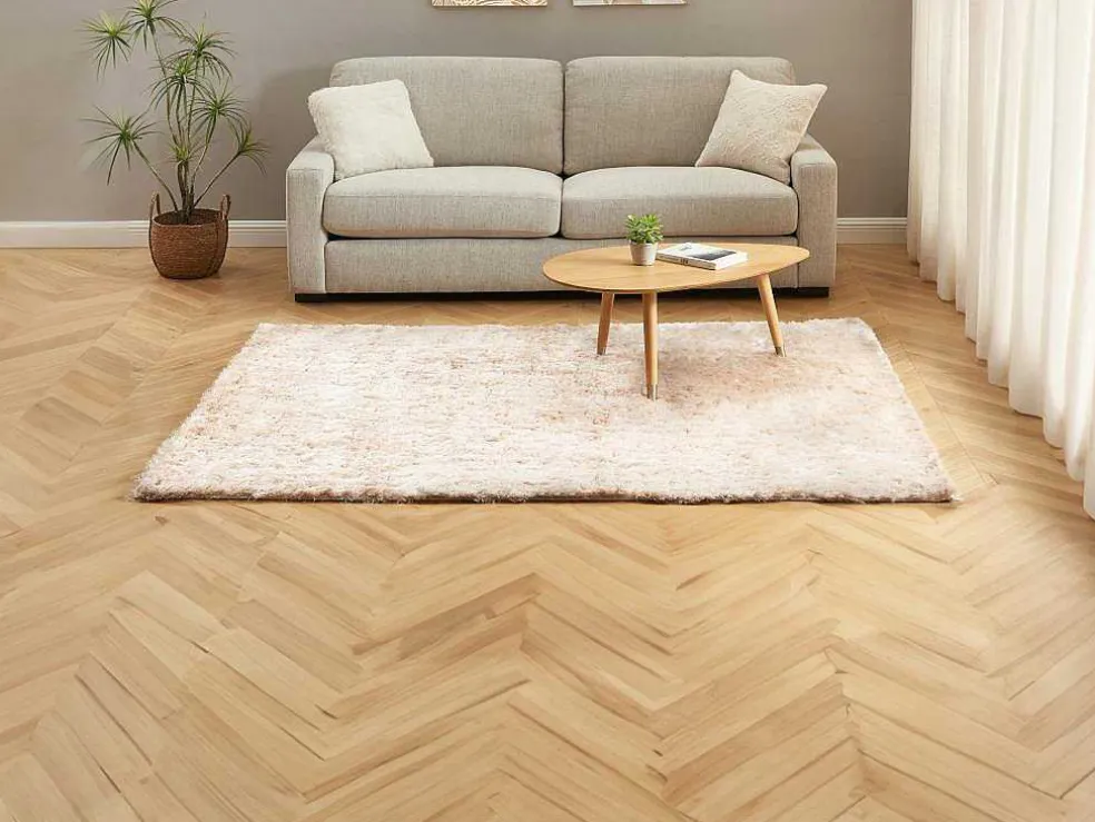 Shaggy Langpolig, Zacht Vloerkleed - 200 X 290 Cm - Beige - Dolce