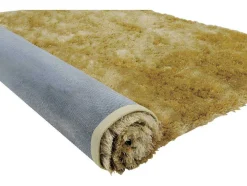 Shaggy Tapijt Glitter - 120 X 170 Cm - Goudkleurig