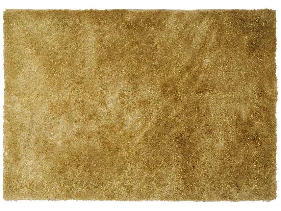 Shaggy Tapijt Glitter - 120 X 170 Cm - Goudkleurig