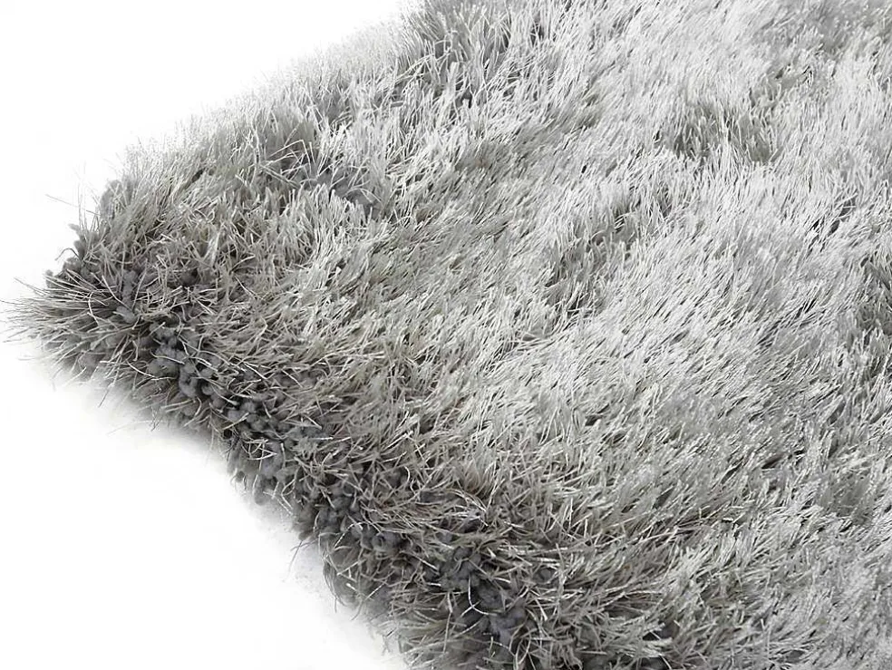 Shaggy Tapijt Pietra Turquoise En Grijs - Polyester - 120 X 170 Cm