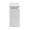 Sidetable Emerson - Met Led-Verlichting - 2 Lades - Wit Gelakt Mdf