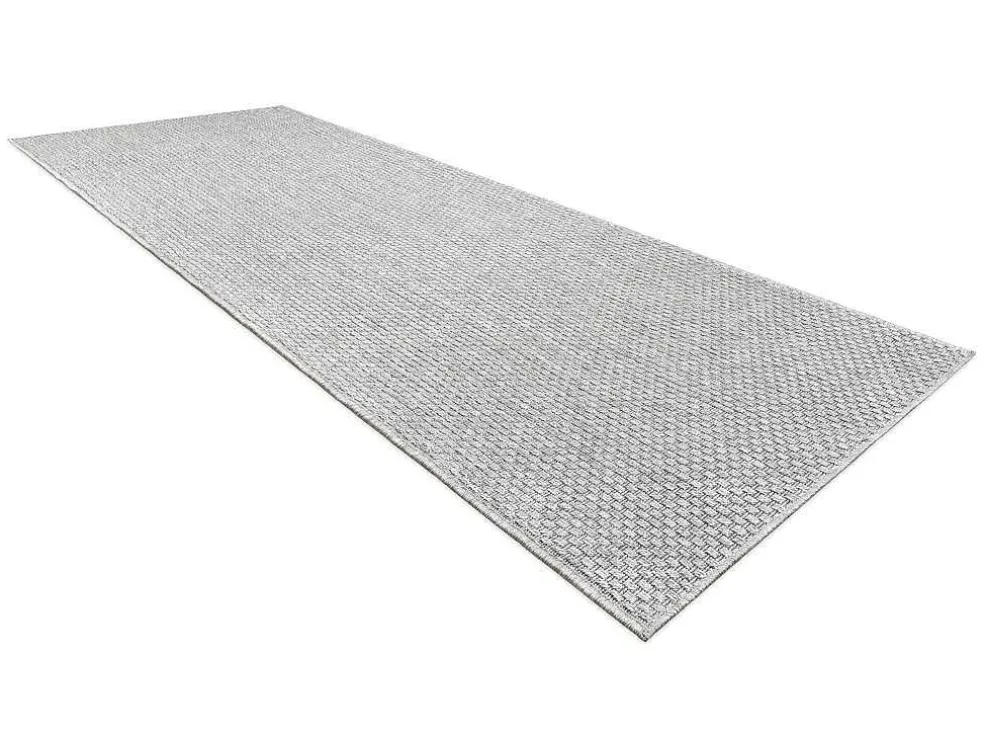 Sisal Tapijt, Loper Timo 6272 Buitenshuis Grijskleuring 70X300 Cm