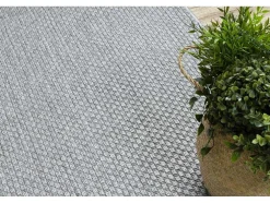 Sisal Tapijt, Loper Timo 6272 Buitenshuis Grijskleuring 80X250 Cm
