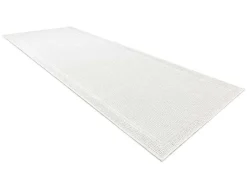 Sisal Tapijt, Loper Timo 5979 Buitenshuis Kader Wit 80X250 Cm