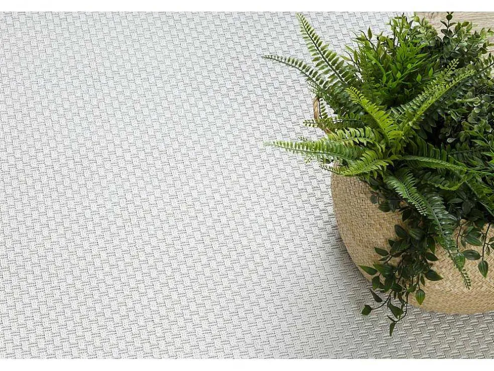 Sisal Tapijt Timo 6272 Buitenshuis Wit 280X370 Cm