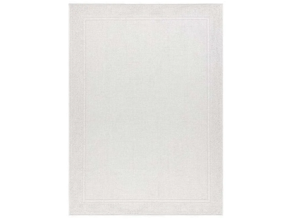 Sisal Tapijt Timo 5979 Buitenshuis Kader Wit 160X220 Cm