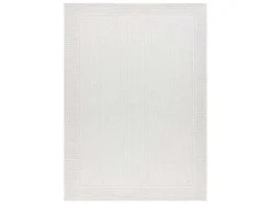 Sisal Tapijt Timo 5979 Buitenshuis Kader Wit 140X190 Cm