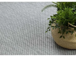Sisal Tapijt Timo 6272 Buitenshuis Grijskleuring 120X170 Cm
