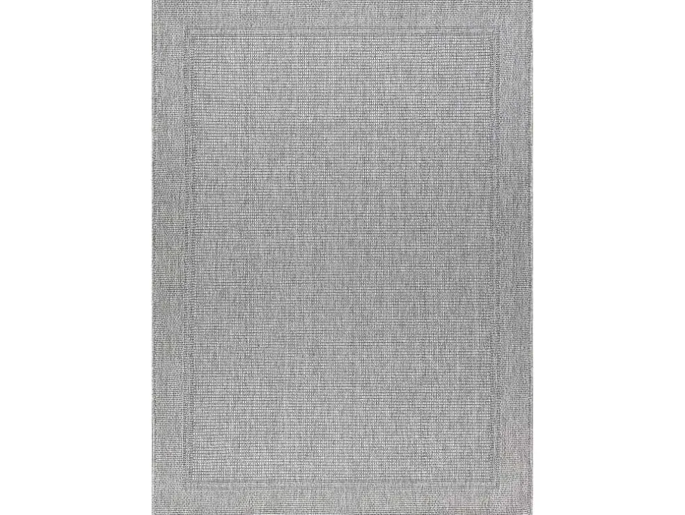 Sisal Tapijt Timo 5979 Buitenshuis Kader Grijskleuring 180X270 Cm