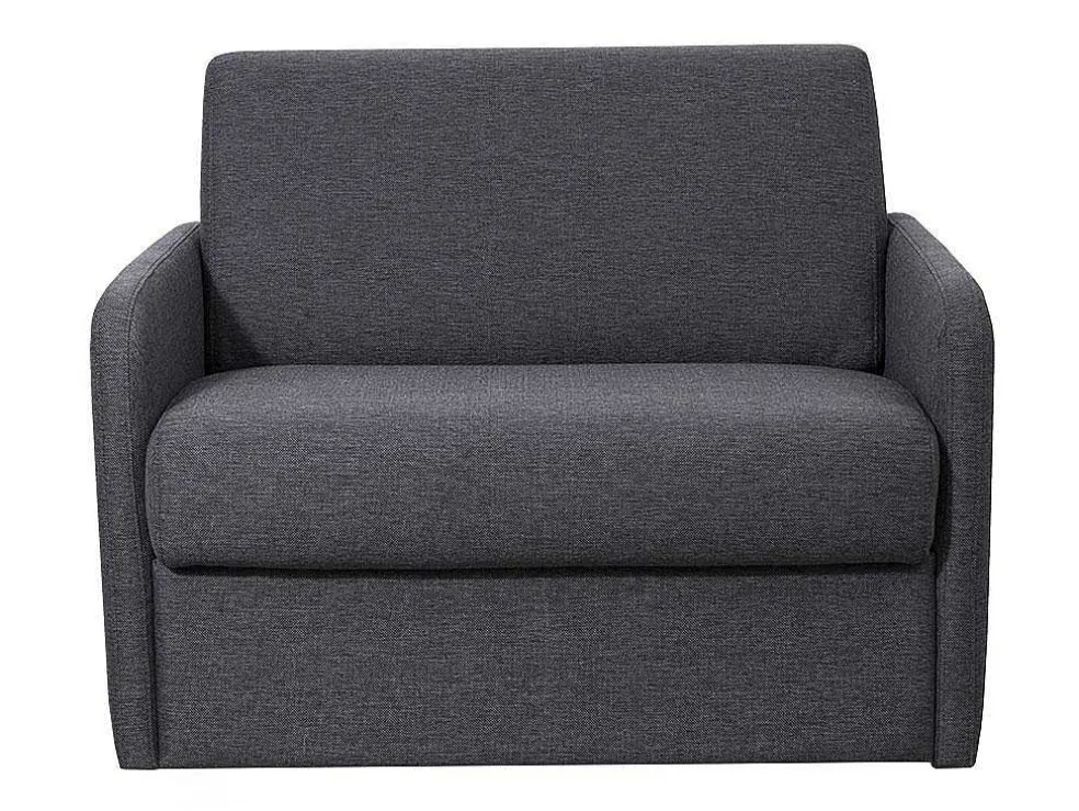Slaapfauteuil Met Matras Van Stof Nadoa - Slaapafmeting 70 Cm - Antraciet
