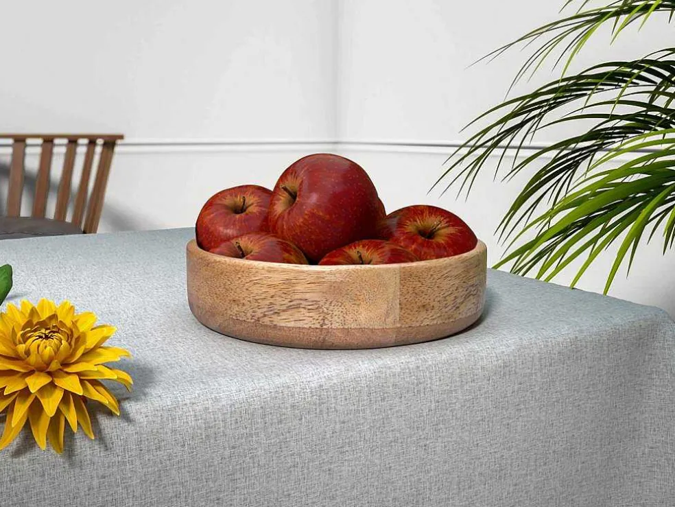 Slakom Van Mangohout - D26,5 X H6,5 Cm - Naturel - Valisa