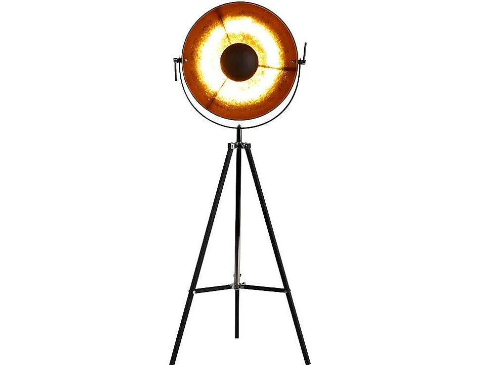 Staande Lamp Movie - H. 166 Cm - Goudkleurig Van Het Merk Inside Art
