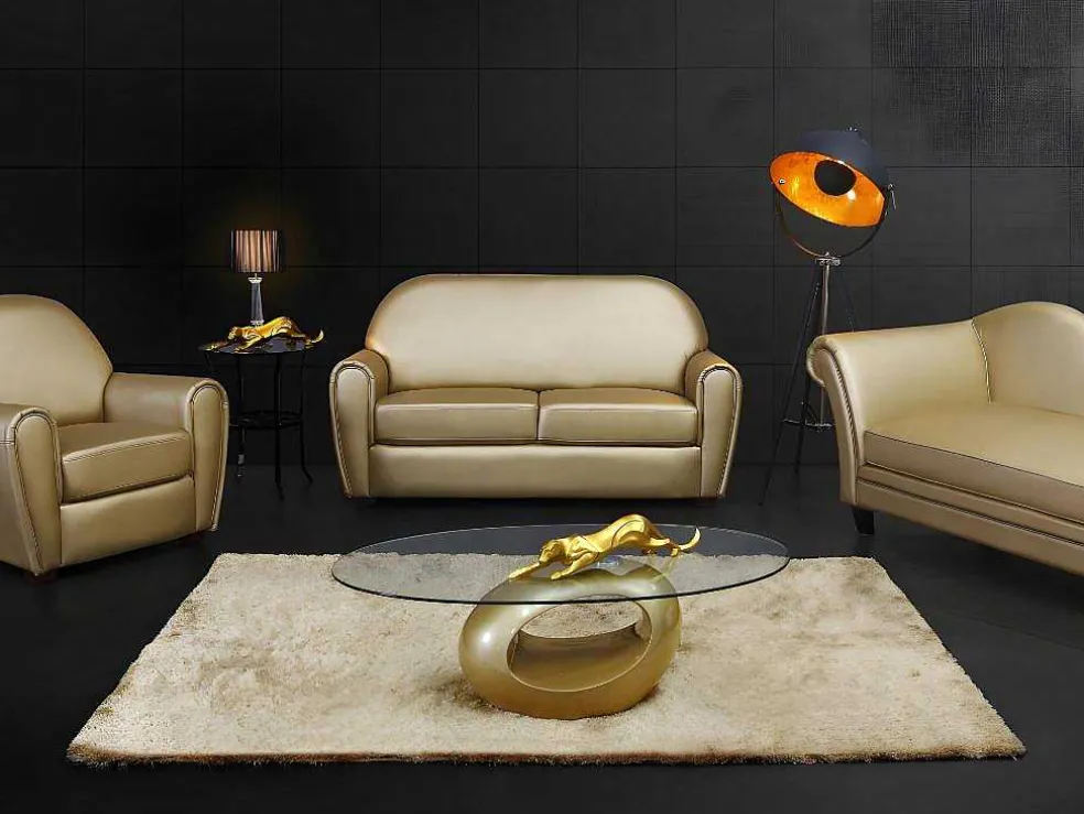 Staande Lamp Movie - H. 166 Cm - Goudkleurig Van Het Merk Inside Art