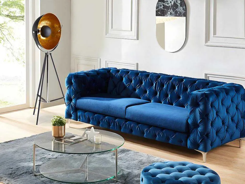 Staande Lamp Movie - H. 166 Cm - Koperkleurig Van Het Merk Inside Art