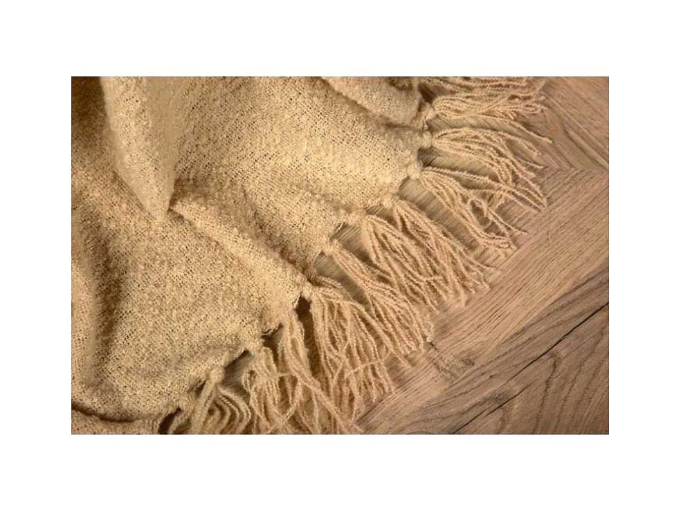 Stanly Plaid 170X130Cm Beige.