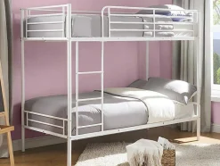 Stapelbed Duotis Ii - 2 X 90 X 190 Cm - Wit + Matras