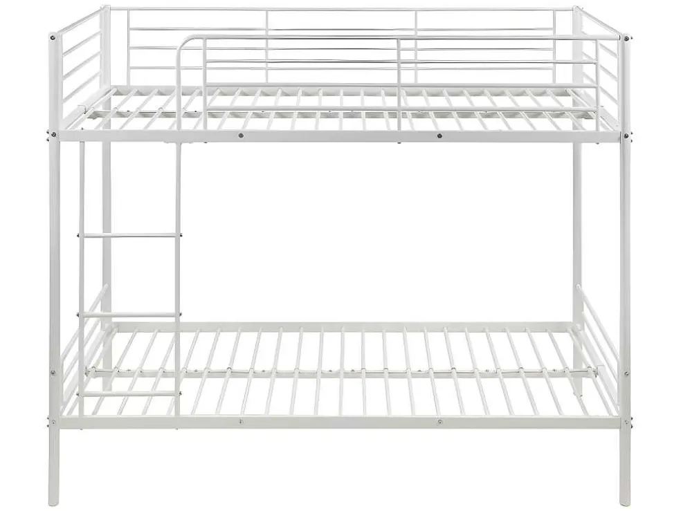 Stapelbed Duotis Ii - 2 X 90 X 190 Cm - Wit + Matras