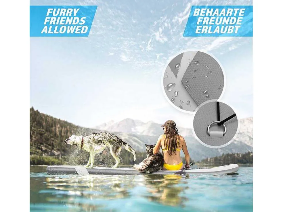Sup Board Anubis 305 Cm - Zilver - Incl. Accessoires
