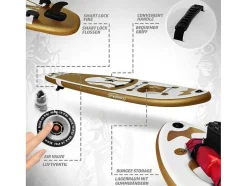 Sup Board Gold Ra 320 Cm - Goud - Incl. Accessoires