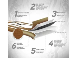 Sup Board Gold Ra 320 Cm - Goud - Incl. Accessoires