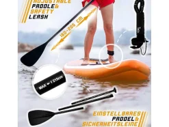 Sup Board Kraken 366 Cm - Oranje - Incl. Accessoires