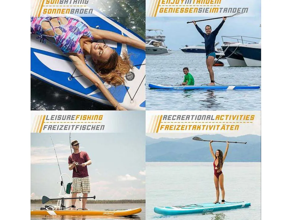 Sup Board Kraken 305 Cm - Oranje - Incl. Accessoires