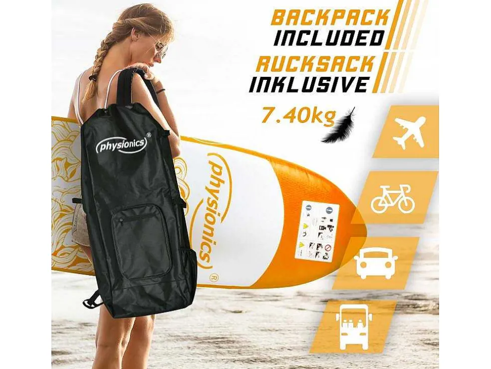 Sup Board Kraken 305 Cm - Oranje - Incl. Accessoires
