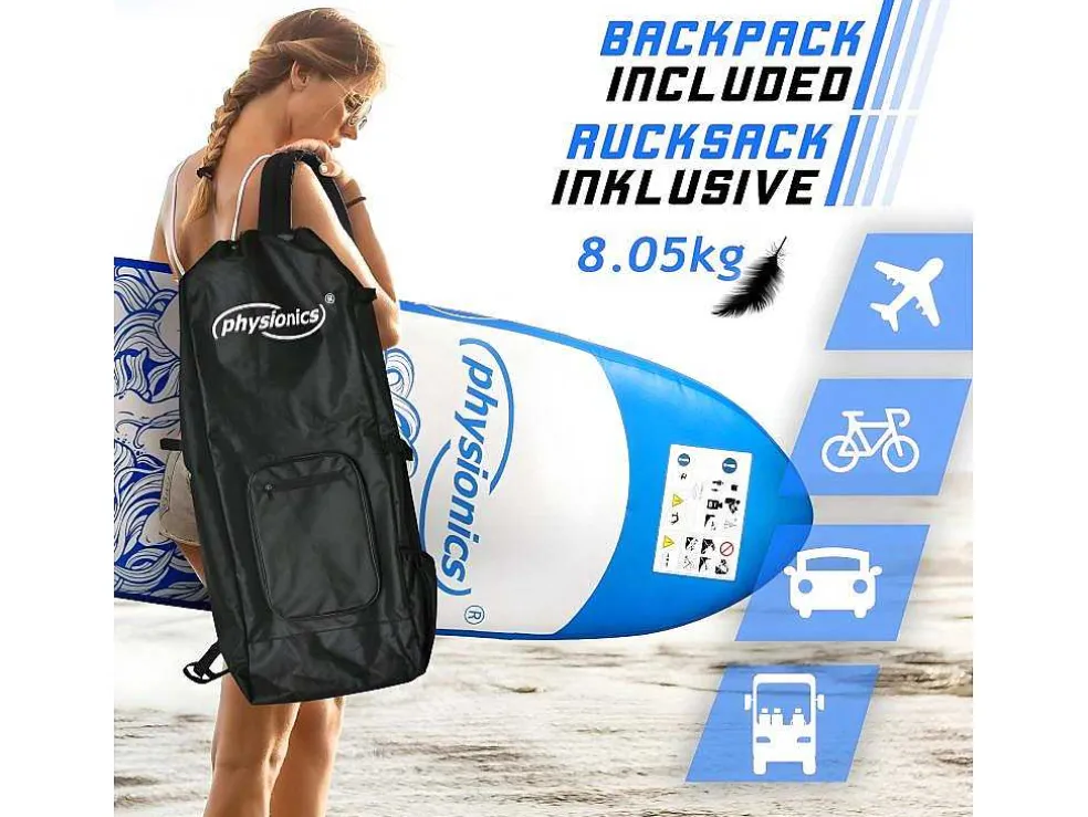 Sup Board Poseidon 320 Cm - Blauw - Incl. Accessoires