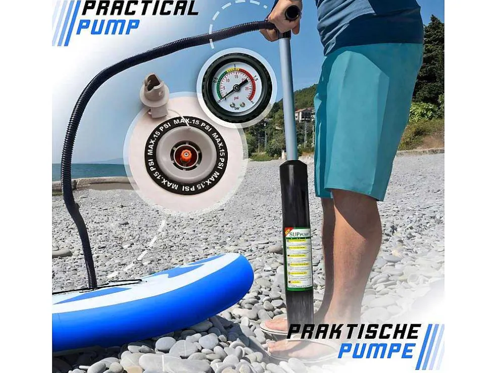 Sup Board Poseidon 366 Cm - Blauw - Incl. Accessoires