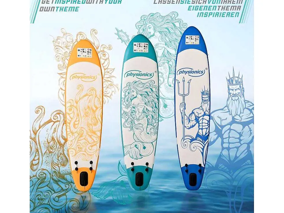 Sup Board Poseidon 366 Cm - Blauw - Incl. Accessoires