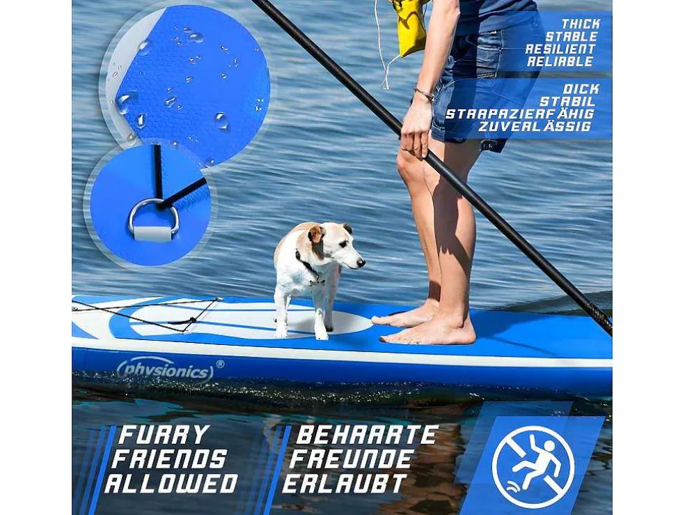 Sup Board Poseidon 366 Cm - Blauw - Incl. Accessoires