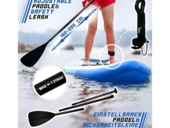 Sup Board Poseidon 366 Cm - Blauw - Incl. Accessoires