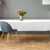 Tafellaken Van Katoen En Linnen Met Zwarte Rand - 170 X 250 Cm - Gebroken Wit - Borina