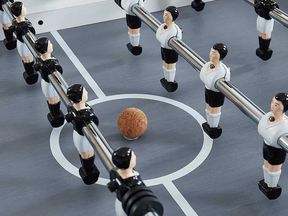 Tafelvoetbal Suarez Van Mdf - L153 X B77,6 X H96 Cm - Wit