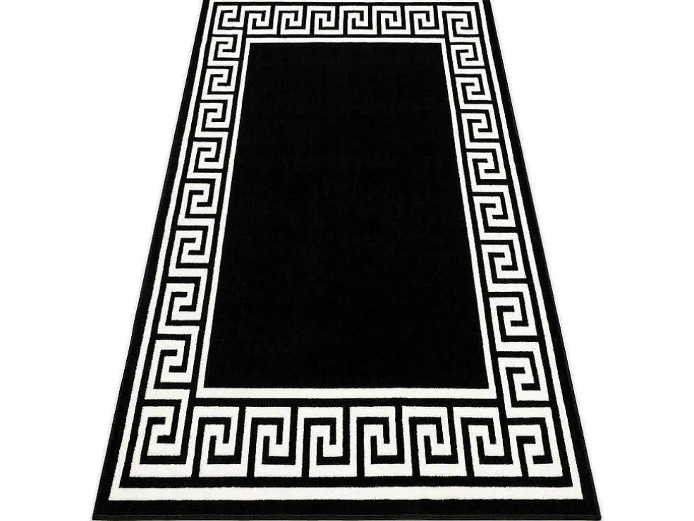 Tapijt Bcf Morad Grek Grieks - Zwart 140X200 Cm