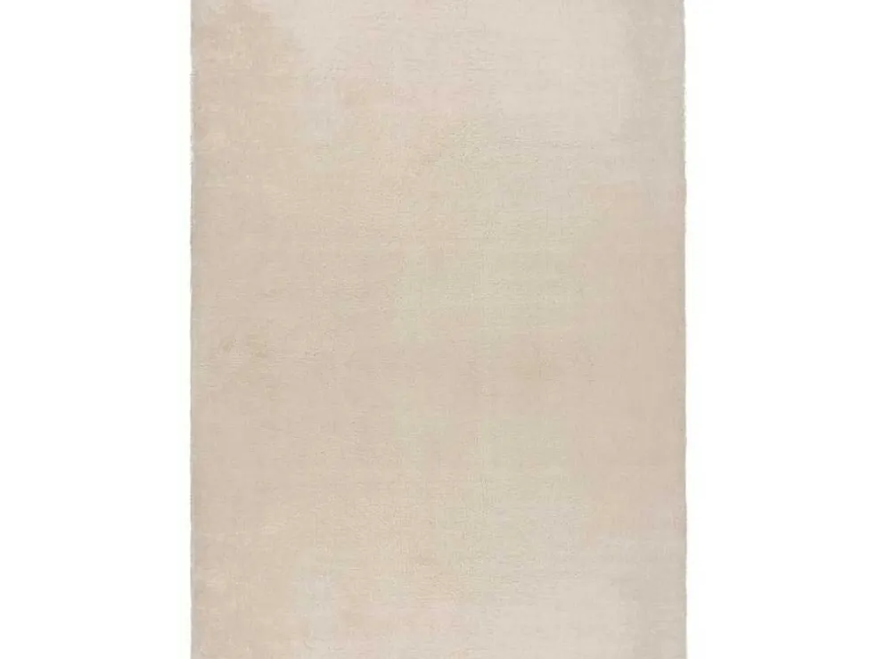 Tapijt Bunny Beige Imitatie Konijnenvacht 140X190 Cm