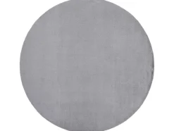 Tapijt Bunny Rond Zilver Imitatie Konijnenvacht Cercle 160 Cm