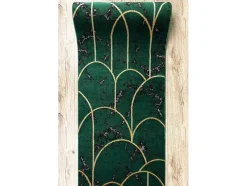 Tapijtloper Emerald Exclusief 1016 Glamour, Stijlvol Art Deco, Marmer 80X110 Cm