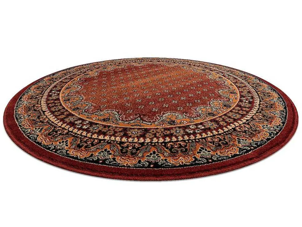 Tapijt Polonia Rond Baron Bordeaux Cercle 200 Cm
