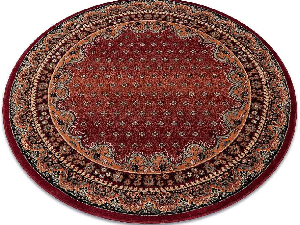 Tapijt Polonia Rond Baron Bordeaux Cercle 200 Cm