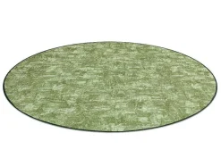 Tapijt Rond Solid Groen 20 Beton Cercle 100 Cm