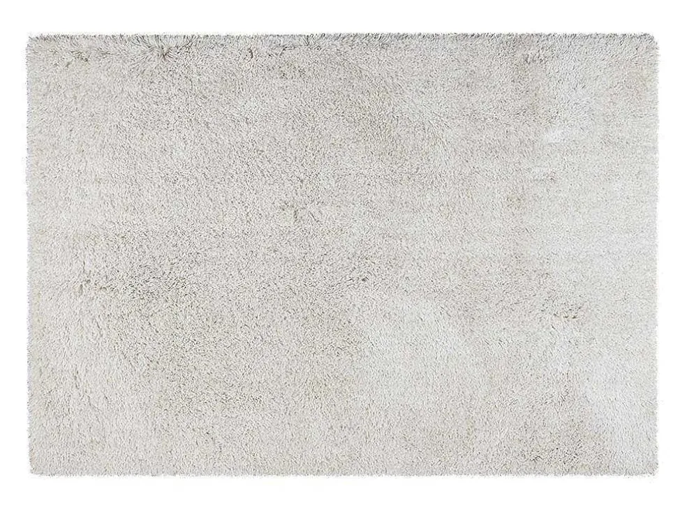 Tapijt Shaggy Van Microvezel Harvey - Polyester - Wit - 160 X 230 Cm