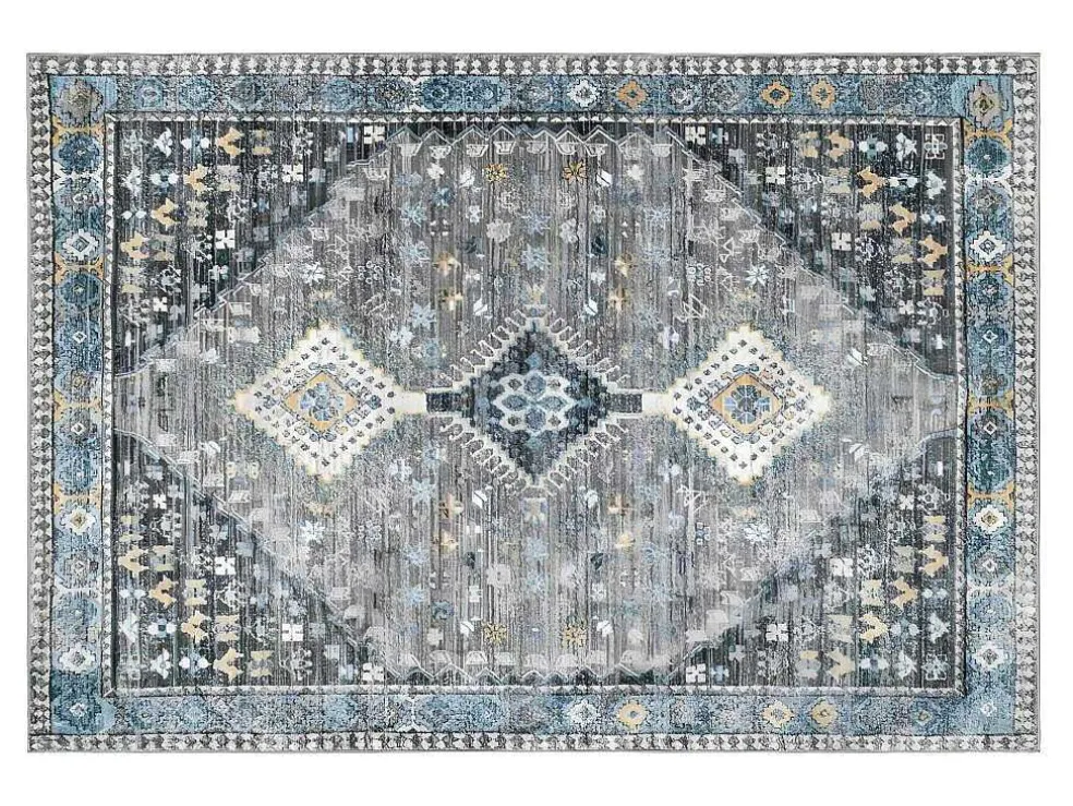 Tapijt Vintage Orientaalse Stijl Clossy - Polypropyleen - 160 X 230 Cm - Grijs