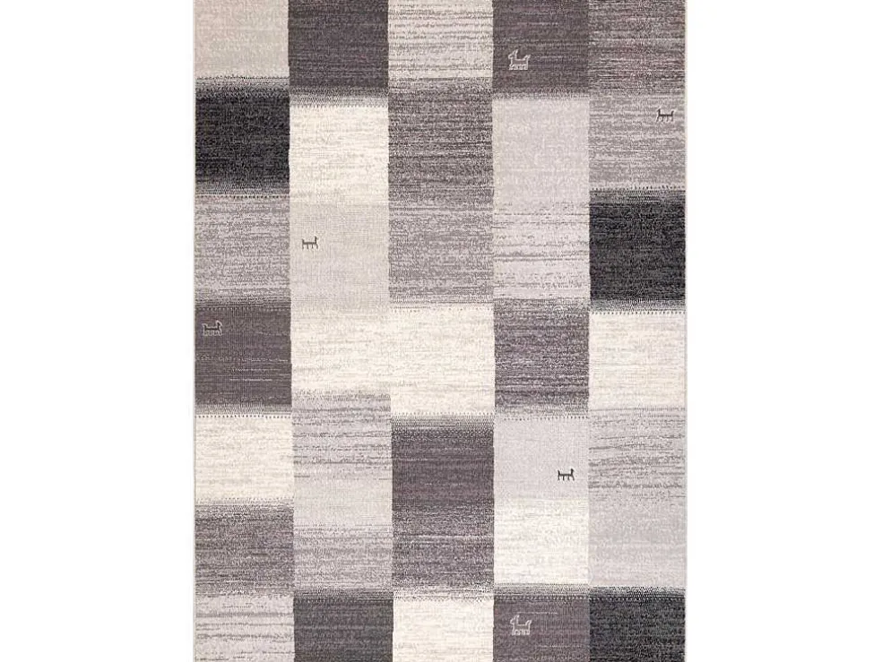 Tapijt Wol Angel 7961 / 52022 Geometrisch, Vierkant Beige / Grijs 160X230 Cm