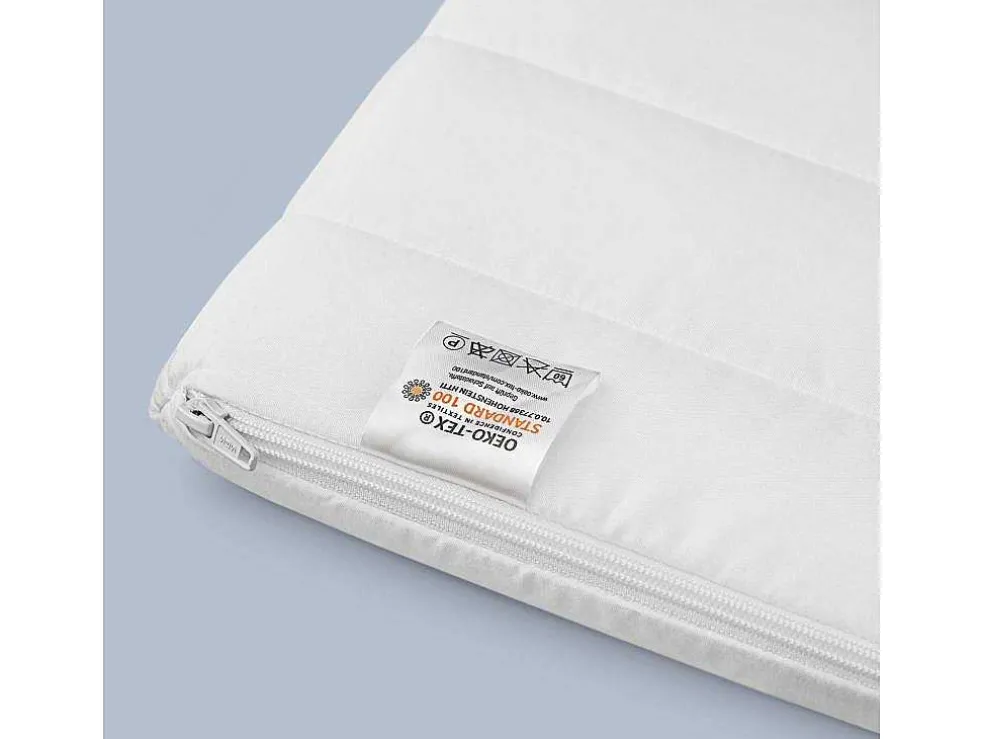 Topmatras 90X200 Cm Met Stevige Ondersteuning - Afneembare En Wasbare Hoes Voor Optimale Hygiene